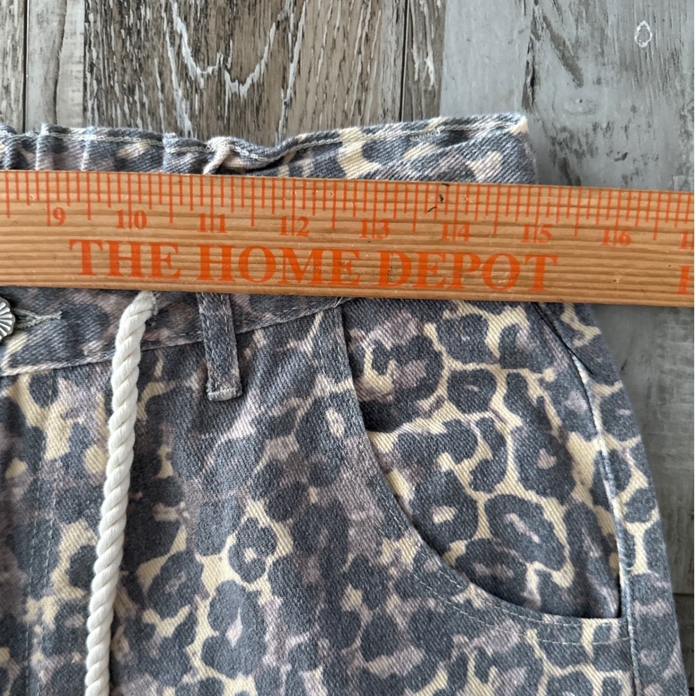 POL Womens Boho Leopard Patchwork Jogger Pants Sm… - image 10